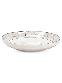 Набор столовой посуды 24 предмета Мрамор (салатник 12см 300мл-6шт/обеденная 26см-6шт/десертная 20см-6шт/суповая 20см-6шт) фарфор 000000000001228627