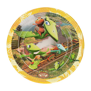 Набор одноразовых тарелок Динозавры Pap Star, 23 см, 10 шт. 000000000001142492