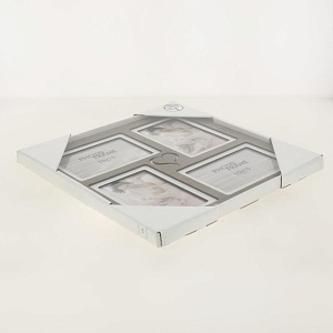 Фоторамка  на 4 фото 33х33 - это стиль и изысканность Вашего дома.  Разное сочетание цветов придают фоторамке универсальность. Матер 000000000001195644