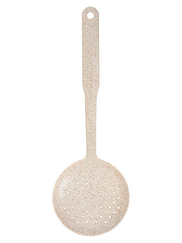 Набор кухонных принадлежностей 3 предмета (шумовка, лопатка, половник) песочный полипропилен 000000000001228185