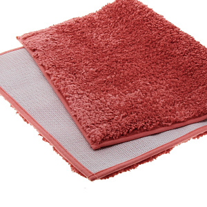 Коврик для ванны DE'NASTIA 50х80см коралл микрофибра M000017 000000000001107622