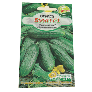 Семена Огурец Буян F1 7 шт парт Р Селекция Манул (ссс) ЛИДЕР ПРОДАЖ! СС000194 пакет 000000000001183743