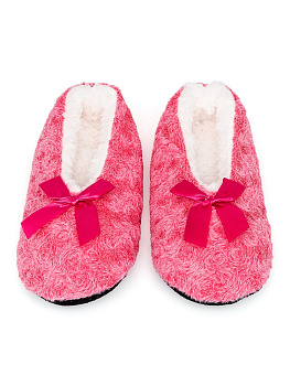 Туфли домашние-тапки р.35-36 LUCKY Розы сиренево-розовый полиэстер 000000000001187770