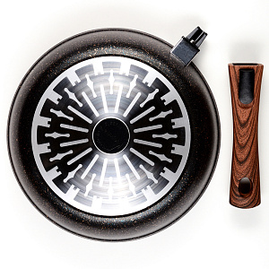 Сковорода 26см Granit Ultra Induction blue антипригарное покрытие съемная ручка алюминий 000000000001208437