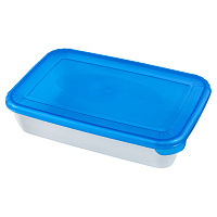 Емкость для СВЧ и хранения продуктов POLAR MICRO WAVE прямоугольная 3л голубой прозрачный PLAST TEAM PT9673ГПР-10РN 000000000001152294