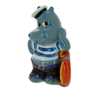 Копилка 12х12х27см Бегемот с кругом керамика 000000000001168591