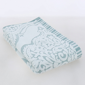 Полотенце 70x130см LUCKY Византия зеленое 100% хлопок 000000000001181612