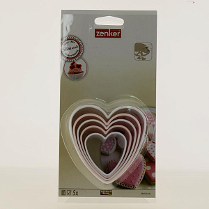 Формы кулинарные для вырезания печенья Сердце 5шт 684723 000000000001193041