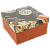 Коробка подарочная 210x210x110мм РУТАУПАК Праздник для двоих квадратная 000000000001208373