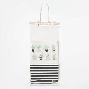 Кармашек текстильный Цветочный магазин 2 отделения 41х20см 4624839 000000000001200838