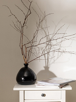 Ваза декоративная 1,9л 19x19x19см DE'NASTIA Египет шар ручная работа черный стекло 000000000001220886