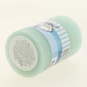 Свеча пеньковая 110х70мм Дольче Вита зеленая 000000000001209285