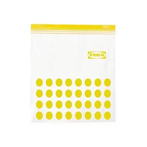 Набор пакетов 1л 18x21см-30шт/400мл 15x15см-30шт FORA с замком zip lock полиэтилен 000000000001225484