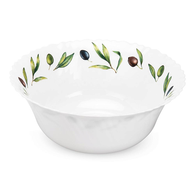 Салатник 25см 2,5л FARFORELLE Оливки стеклокерамика 000000000001223675