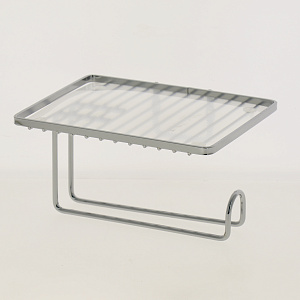 Держатель т/б с полкой д/тел., хромSWR-3003-1 000000000001181567