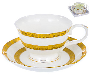 Чайная пара (чашка 220мл) BALSFORD Паллада Фаворит подарочная упаковка фарфор 000000000001193928