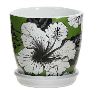 Цветочный горшок, 10 см, 0.35л, керамика 000000000001171931