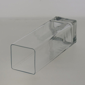 FLORA Ваза для цветов 18см PASABAHCE квадратная стекло 000000000001194034