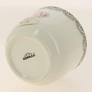 Банка с ложкой 320мл подарочная упаковка Букет доломит ZFC045-37 000000000001196876