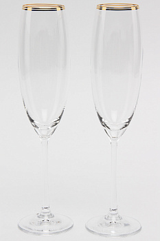 BOHEMIA Cristal   Грандиосо  Н-р 2бокалы  д/ша 230мл10616 000000000001172578