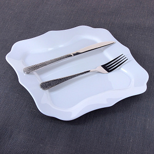 Столовый набор Authentic Black and White Luminarc, 19 предметов 000000000001061008