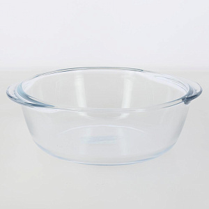 Форма для запекания и хранения 20х18x7см 1л PYREX с крышкой круглая стекло 000000000001211369