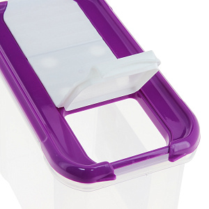 Банка для сыпучих продуктов Krupa Giaretti, 1л, пластик 000000000001153977