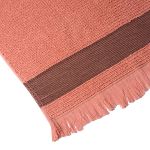 Полотенце махровое 50х90см СОФТИ Гармошка темно-розовый хлопок 100% 000000000001213292