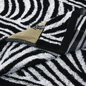 Полотенце DE'NASTIA Зебрано 50х90см черн-белый 100%Хлопок T000016 000000000001106176