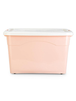 Контейнер для хранения 75л с крышкой ЦВЕТНОЙ в ассортименте полипропилен 000000000001227843