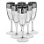 Набор фужеров для шампанского 6шт 170мл ПРОМСИЗ Греческий узор стекло 000000000001121599