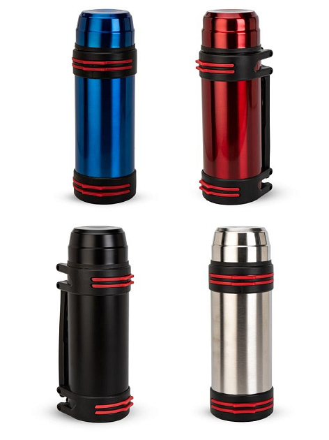 Термос 2л с ремнем в ассортименте нержавеющая сталь 000000000001229297