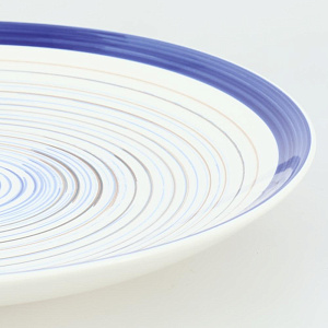 Тарелка обеденная 27см ELRINGTON АЭРОГРАФ Лазурный день керамика 000000000001210588