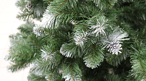 Ель искусственная 220см БИФОРЕС Люкс серебро ПВХ 000000000001214438