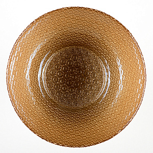 Фруктовница на ножке 18см GLASSCOM шампань стекло 000000000001209506