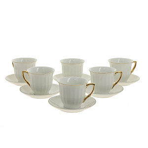 Чайный набор Золотой Лед, 220мл, 12 предметов 000000000001160413