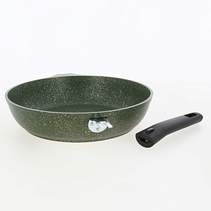 Сковорода 26см Trendy style съемная ручка антипригарное покрытие Malachite алюминий 000000000001209098