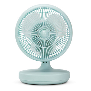 Вентилятор настольный 31х21,5х20см 2скорости 220V 50HZ 25W голубой пластик 000000000001222636