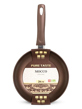 Сковорода 20см PURE TASTE MOCCO ручка soft touch антипригарное покрытие алюминий 000000000001230011