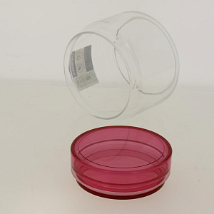 COLORLICIOUS Банка д/сыпучих 0,5л с розовой крышкой L8336 000000000001182531