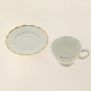 Пара чайная 220мл/блюдце BALSFORD Грация Полетт подарочная упаковка фарфор 000000000001193979