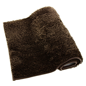 Коврик для ванны DE'NASTIA 50х80см коричневый микрофибра M000014 000000000001107621