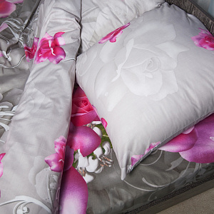 Комплект постельного белья Регион Bella Rossa, евро, поплин 000000000001029542