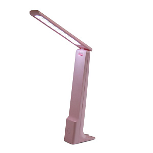Лампа настольная с аккумулятором 41см Juba розовая 000000000001222743