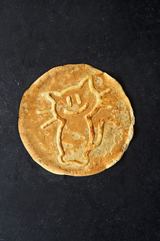 Сковорода блинная 22см НЕВА МЕТАЛЛ ПОСУДА Кот литой алюминий 000000000001141318