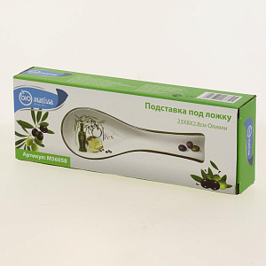 Подставка под ложку 23x8x2,8см Оливки Доломит M56058 000000000001193780