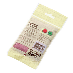 Губка для посуды DE'NASTIA 8х11см микрофибра T977004 000000000001124742