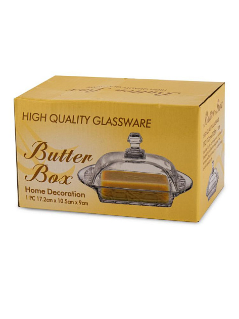 Масленка 17х10см стекло RCAB-08003 000000000001228268