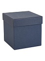 Коробка подарочная 17х17х17см РУТАУПАК тиснение ЛЕН куб синий Коробка подарочная 17х17х17см РУТАУПАК тиснение ЛЕН куб синий 000000000001226853