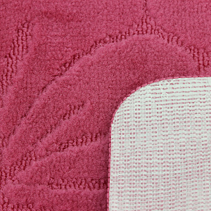 Коврик для ванной ЭКО розовый, 60х90 см 000000000001176905
